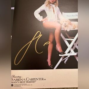 SIGNED Sabrina Carpenter Man’s Best Friend Vinyl